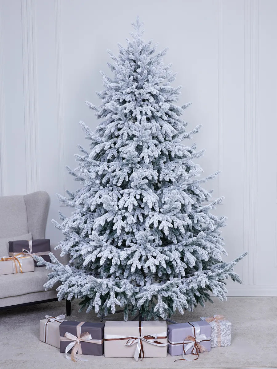 Sapin de Noël Crystal enneigé