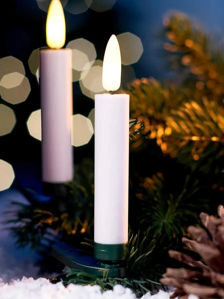 Bougies décoratives pour sapin