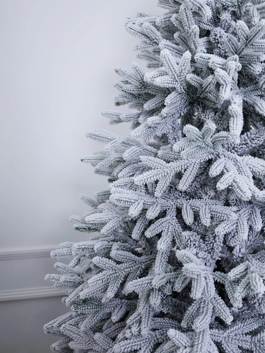 Sapin de Noël Versailles enneigé