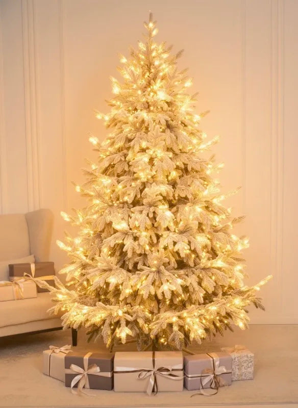 Sapin de Noël Crystal enneigé