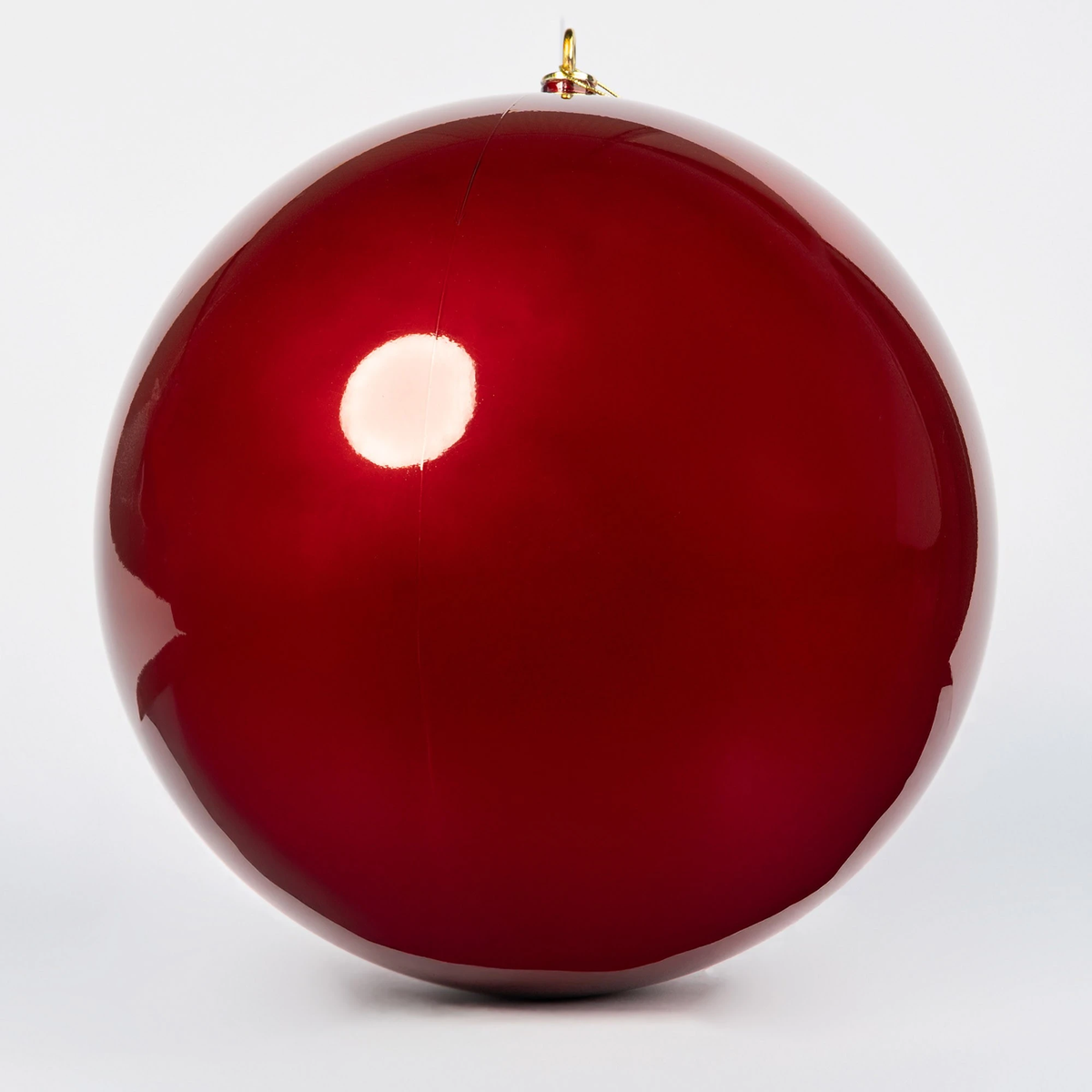 Boule de Noël « Rouge Nacré »