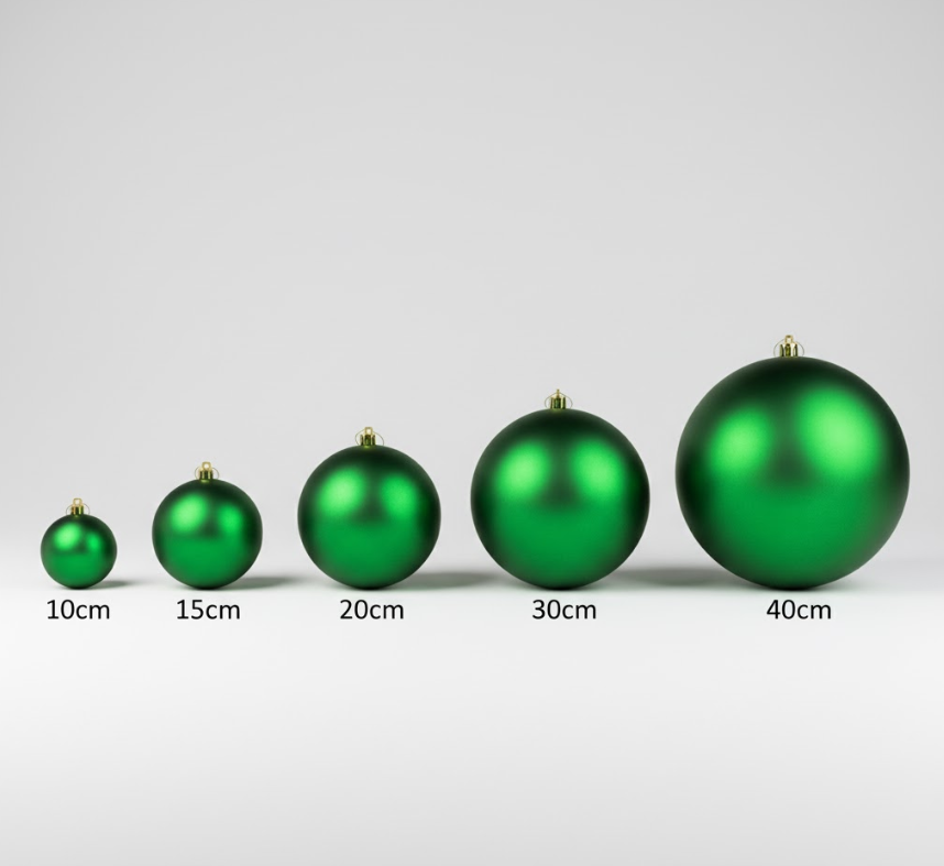 Boule de Noël « Vert Mat » 40cm
