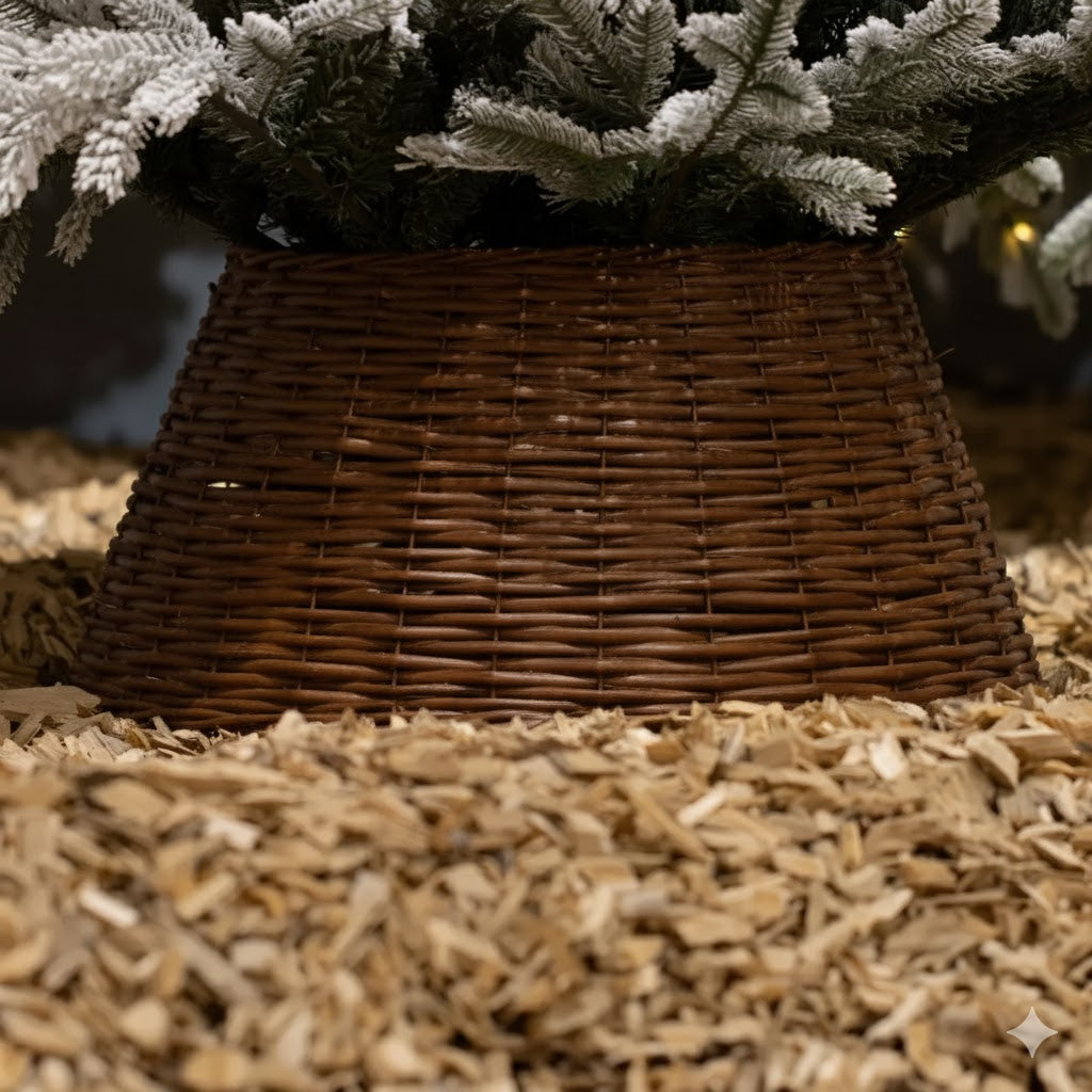 Cache-pied de sapin marron