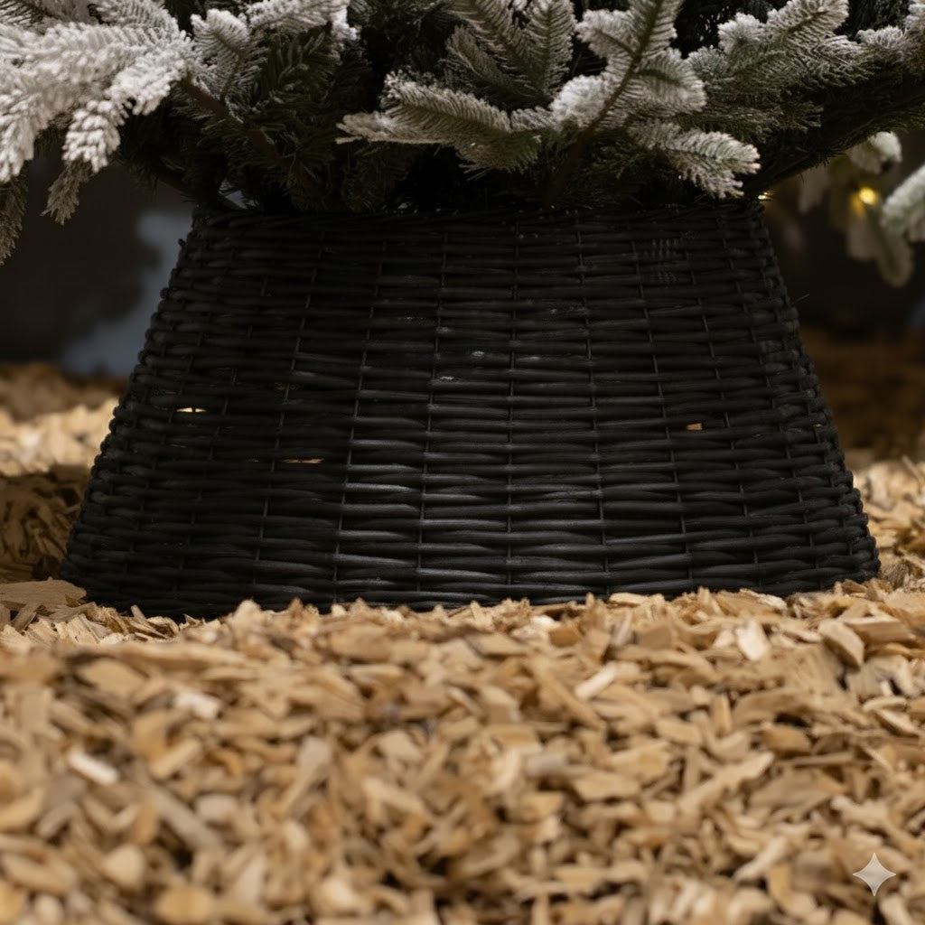 Cache-pied de sapin noir